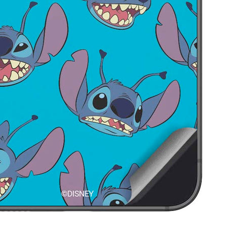 Disney Lilo and Stitch Face Expression Pattern Galaxy A14 5G Skin